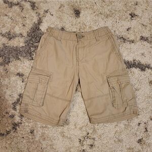 DKNY khaki cargo boys shorts